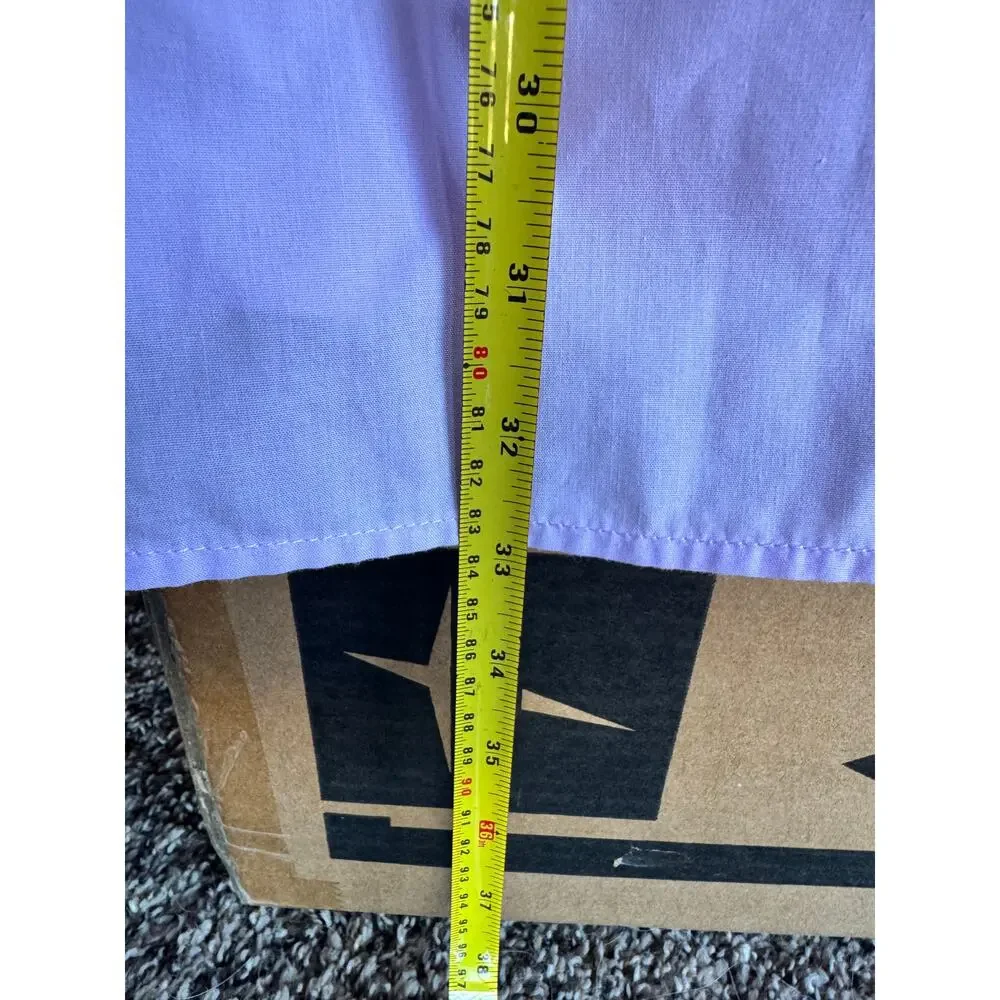 Berlioni Italy Men’s Dress Shirt US Medium Light Purple Button Front